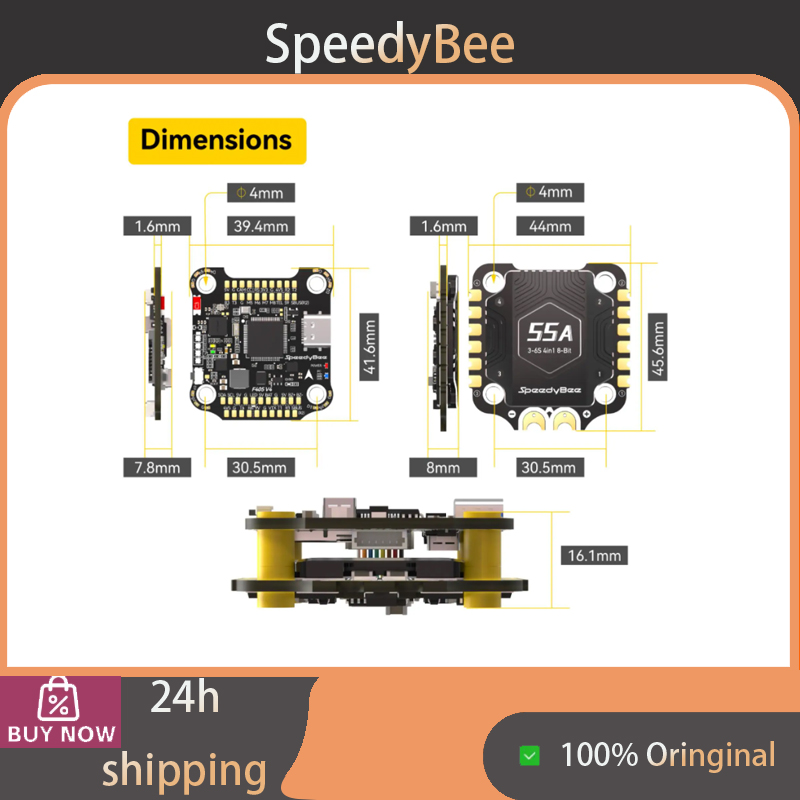 Speedybee F405 V4 Bls 55A Stack - مجموعة SpeedyBee F405 V4 BLS 55A