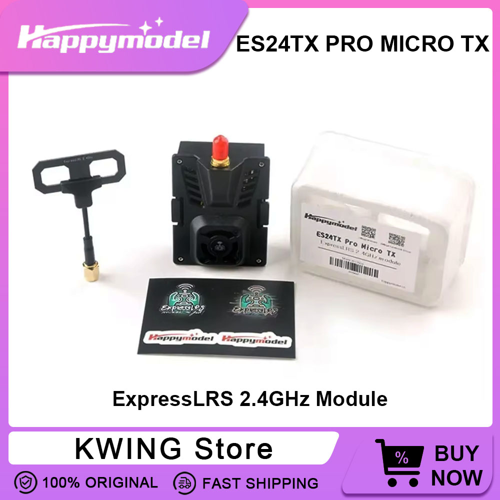 Happymodel Expresslrs Elrs Es24Tx Pro 1000Mw - وحدة HappyModel ES24TX Pro 1000mW 2.4G