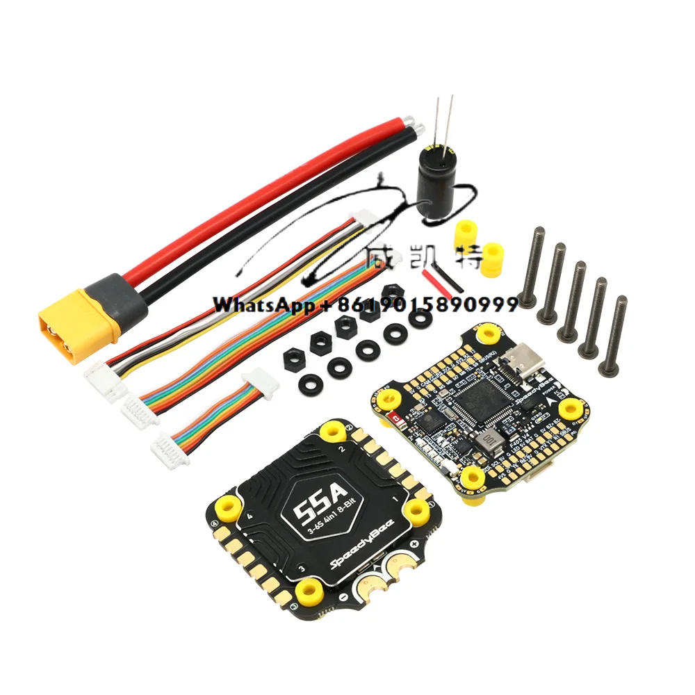وحدة تحكم طيران سبيدي بي F405  - مراجعة Speedybee F405 V4 Bls 55A Stack وسعره