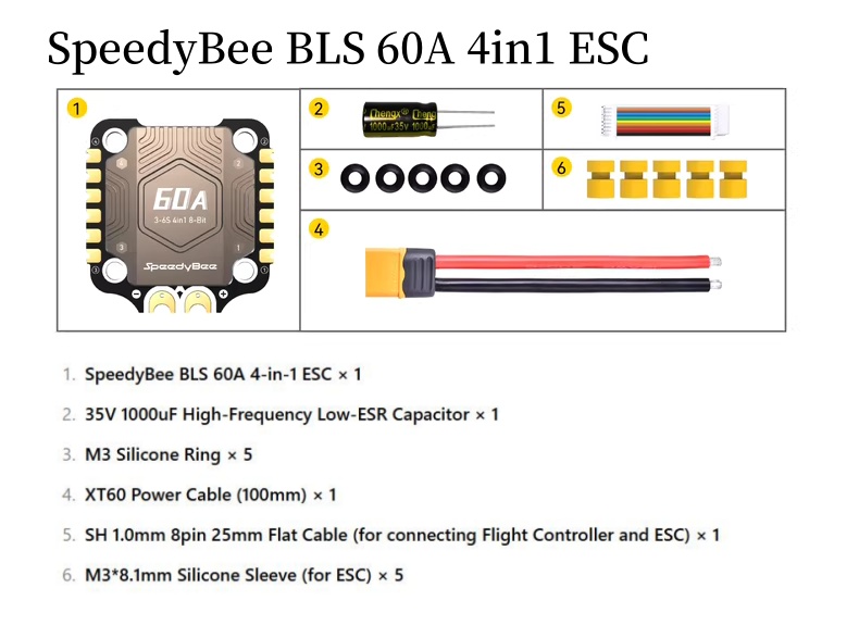 مجموعة SpeedyBee F4 F405 V4 55 - مراجعة Speedybee F405 V4 Bls 55A Stack وسعره